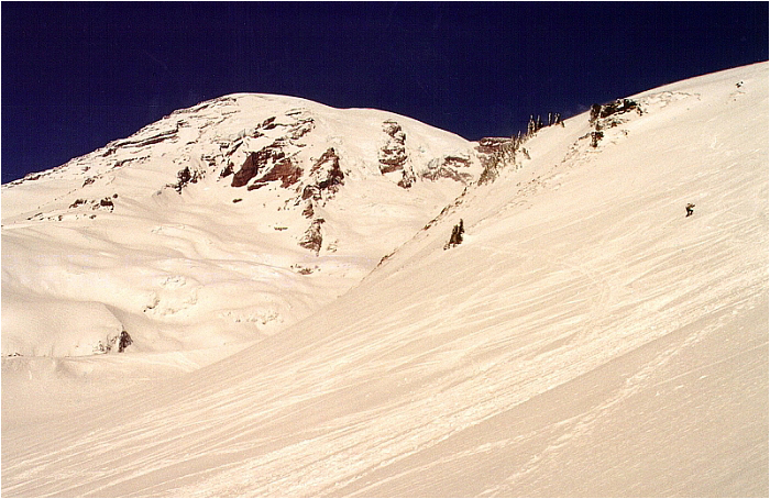 Mount Rainier as seen from below Panorama Point.